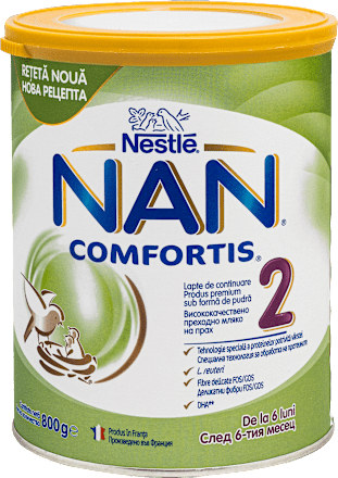 Nan Comfortis 2 zamjensko mlijeko, 6 - 12 mj. Nestlé NAN