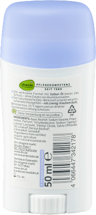 Deo Stick Pure Fresh alverde NATURKOSMETIK