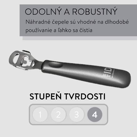 Náhradné žiletky do odstraňovača stvrdnutej kože na chodidlách  PARSA BEAUTY