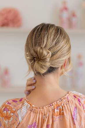 Haar-Pin Gold-Optik Langhaarmädchen