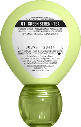 Lippenmaske Smushy SOS Hydrating 01 Green Sereni-Tea NYX PROFESSIONAL MAKEUP