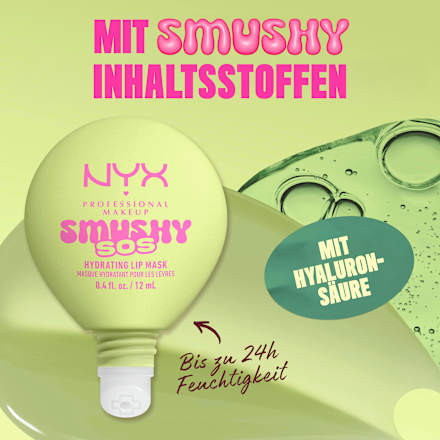 Lippenmaske Smushy SOS Hydrating 01 Green Sereni-Tea NYX PROFESSIONAL MAKEUP