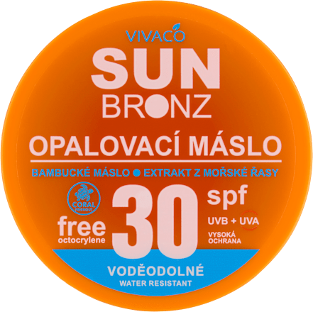 Sunbronz opalovací máslo SPF30 VIVACO
