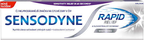 zubní pasta Rapid Relief Whitening, SENSODYNE