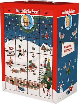 Adventskalender 2026, 24 Saft Minis Rotbäckchen