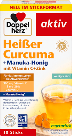 Sticks Heißer Curcuma + Manuka Honig Doppelherz