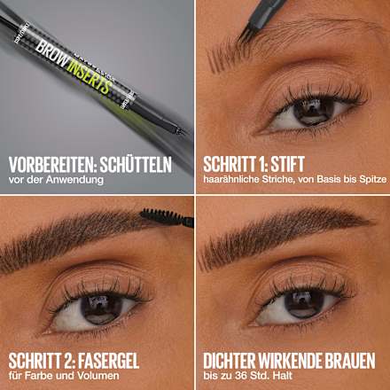 Augenbrauenstift Brow Inserts 05 Deep Brown MAYBELLINE NEW YORK