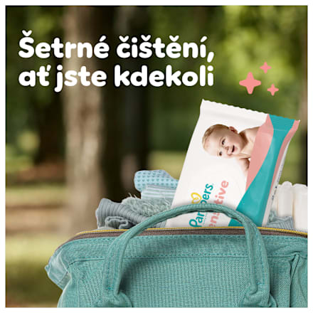 vlhčené ubrousky Sensitive 3x80 ks Pampers