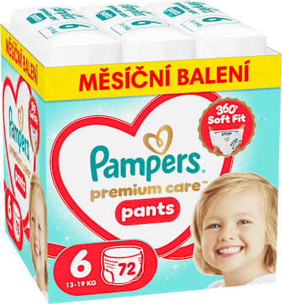 plenkové kalhotky, velikost 6 Pampers Premium Care