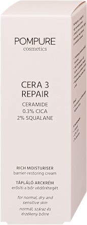Tápláló arckrém CERA 3 Repair POMPURE
