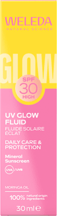 Denný pleťový UV fluid Glow Daily Care & Protection SPF 30  WELEDA