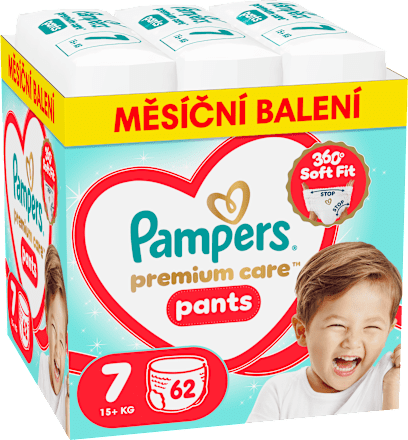 plenkové kalhotky, velikost 7 Pampers Premium Care