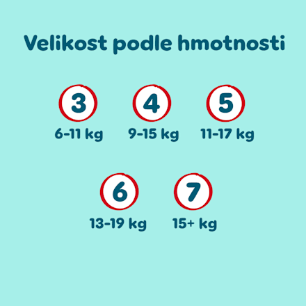 plenkové kalhotky, velikost 7 Pampers Premium Care