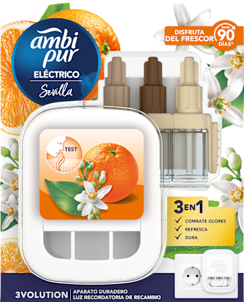 3volution osvěžovač vzduchu + náhradní náplň Sevilla Orange ambi pur