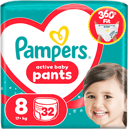 plenkové kalhotky, velikost 8 Pampers active baby