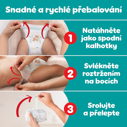 plenkové kalhotky, velikost 8 Pampers active baby