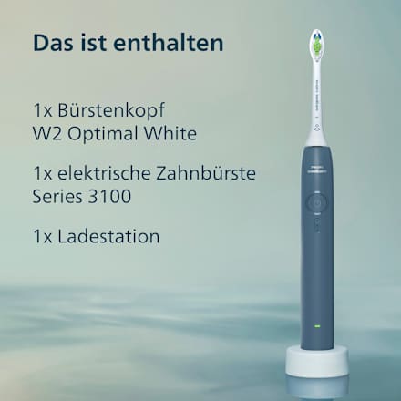 Elektrische Zahnbürste 3100 marineblau Philips Sonicare