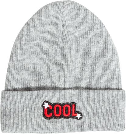 Kindermütze grau kiDS