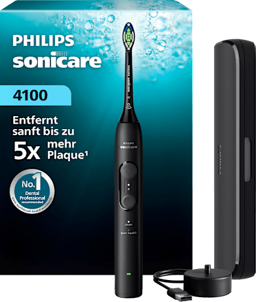 Elektrische Zahnbürste 4000 schwarz Philips Sonicare