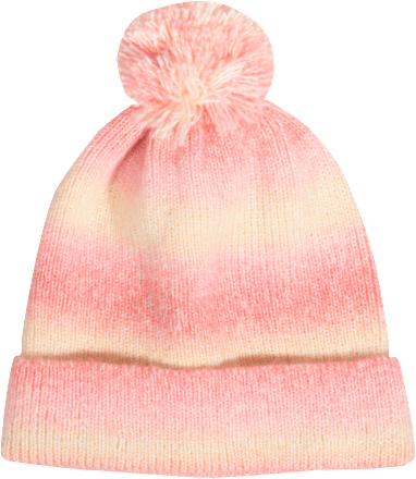 Kindermütze rosa-weiß kiDS