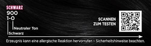 Intensiv-Creme-Coloration - Nr. 900 Schwarz Palette Intensive Color Creme