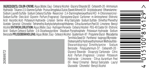 Intensiv-Creme-Coloration - Nr. 900 Schwarz Palette Intensive Color Creme