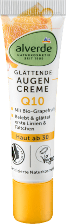 Krema za nego kože okrog oči, s koencimom Q10, bio grenivko in bio rakitovcem alverde NATURKOSMETIK