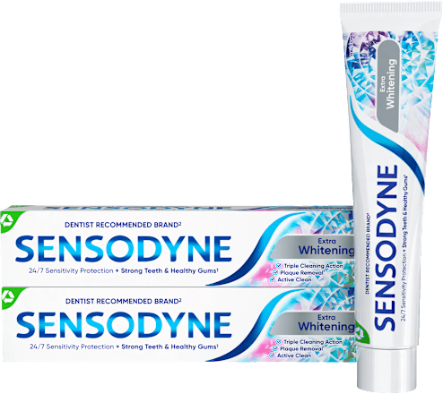 zubní pasta Extra Whitening 2x75ml SENSODYNE