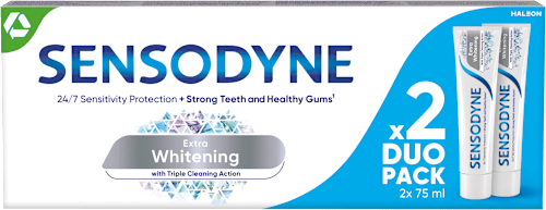 zubní pasta Extra Whitening 2x75ml SENSODYNE