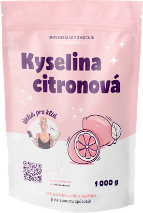 kyselina citronová Úklid pro klid