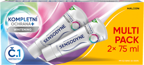 zubní pasta Kompletní ochrana+ Whitening 2x75ml SENSODYNE
