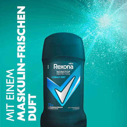 Antitranspirant Deostick Nonstop Protection Cobalt Dry Rexona men