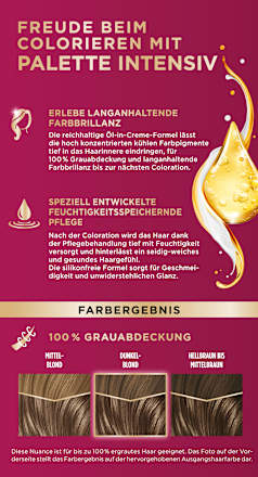 Intensiv Creme Coloration - Nr. 7-11 Kühles Dunkelblond Palette Intensive Color Creme