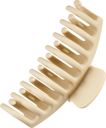 Haarklammer Rubber-Finish, beige ebelin
