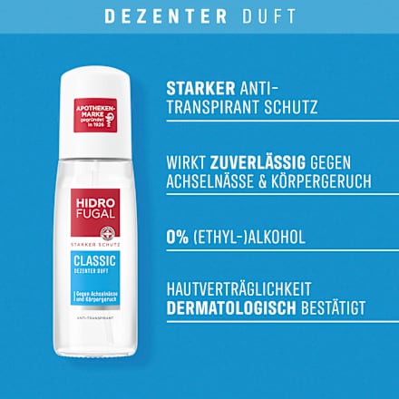 Deo Zerstäuber Classic Hidrofugal