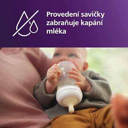 lahev Natural + savička Natural 2 Slow SCY900/01 PHILIPS AVENT