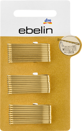 Haarschieber kurz Gold-Optik ebelin