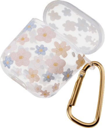 Kopfhörer-Case mit Blumen-Motiv ebelin