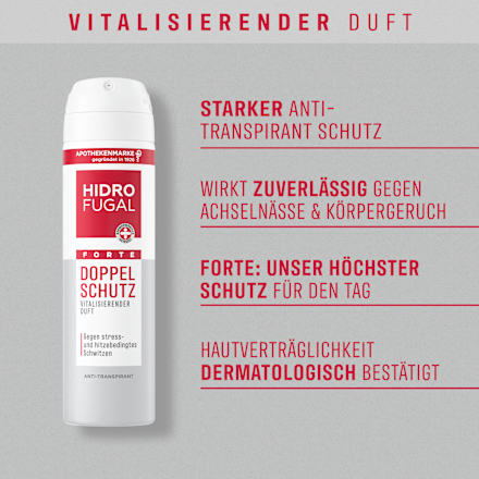 Antitranspirant Deospray Forte Doppelschutz Hidrofugal