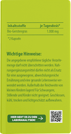 Gerstengras Kapseln 60 St Lebepur