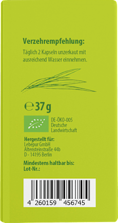 Gerstengras Kapseln 60 St Lebepur