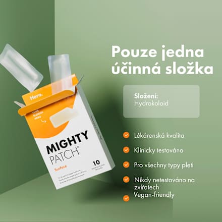 náplasti na akné Mighty Patch Surface Hero.