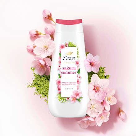 Duschgel Sakura Summer Matcha & Cherry Blossom Scent Dove