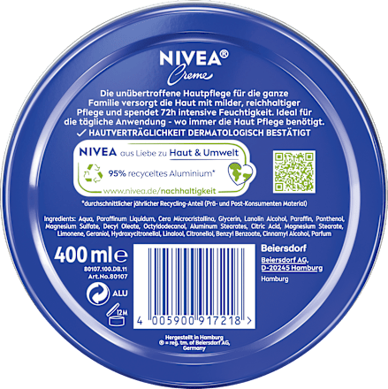 Creme in der Dose NIVEA