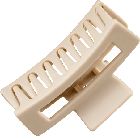 Haarklammer recycelt mit Cut-out, Beige ebelin