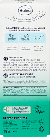 Augencreme erfrischend ultra sensitive  Balea med
