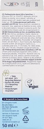 Ultra Sensitive pleťový krém  Balea med