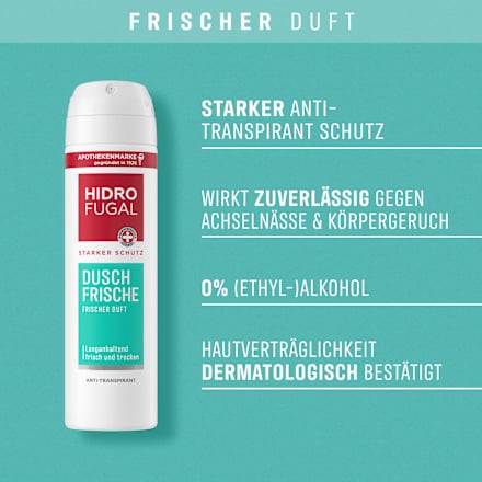 Antitranspirant Deospray Dusch Frische Hidrofugal