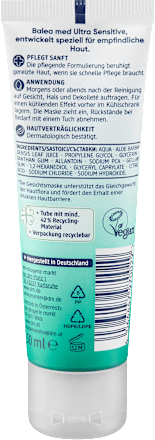 Gesichtsmaske kühlend ultra sensitive Balea med