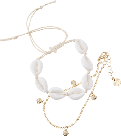 Fußkette mit Muscheln ebelin